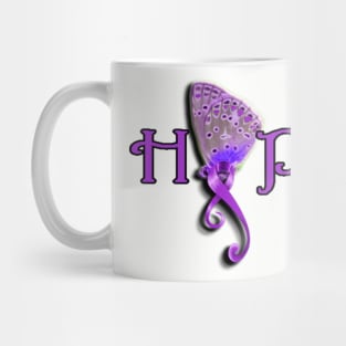 Purple Ribbon Cure Lupus Awareness Butterfly Hope Gifts Mug